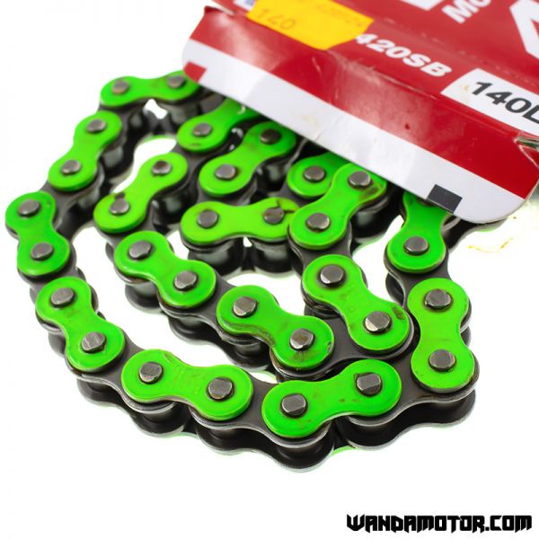 Chain RK 420SB-140 green-2